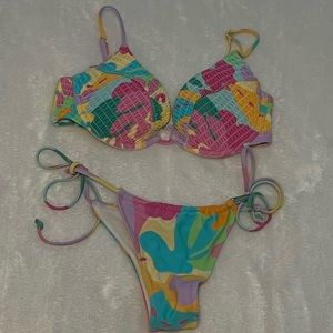 White Fox Swim tropical bikini set